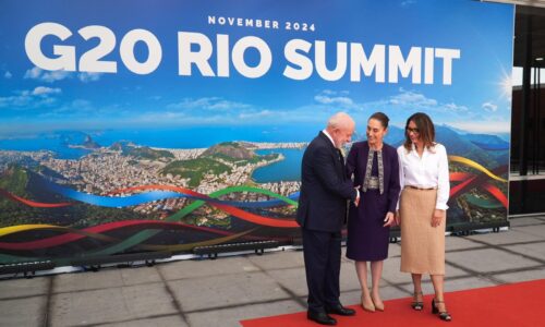 EN G20, PRESIDENTA CLAUDIA SHEINBAUM PROPONE DESTINAR 1% DEL GASTO MILITAR A PROGRAMA DE REFORESTACIÓN MÁS GRANDE DE LA HISTORIA