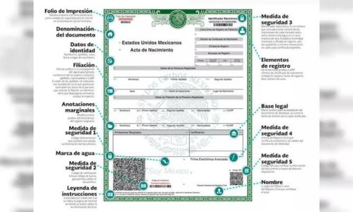 ¿Habrá nueva acta de nacimiento en 2024?