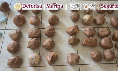 En Sinaloa, se detuvo a un sujeto que transportaba dos maletas con paquetes de pastillas de fentanilo y dosis de cristal
