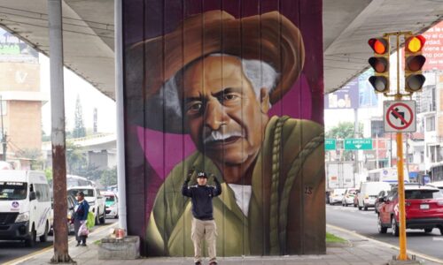 MRK Crew llena de arte y color el puente Bicentenario en Xalapa
