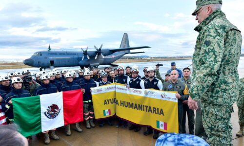 Delegación Mexicana parte a California para brindar ayuda humanitaria