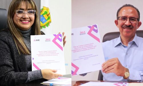 INE y OPLE Veracruz firman el Plan de Trabajo para la Promoción de la Participación Ciudadana