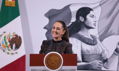 PRESIDENTA DE MÉXICO CLAUDIA SHEINBAUM DESTACA REDUCCIÓN ESTIMADA DE 27% EN HOMICIDIOS DOLOSOS DE 2018 A 2025