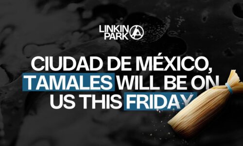 ¡Linkin Park arma la tamaliza en CDMX antes de su concierto!
