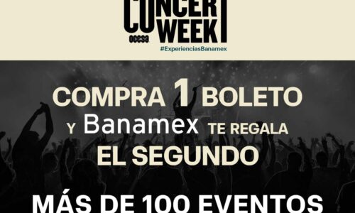 Ocesa Concert Week: boletos 2×1 en cientos de conciertos