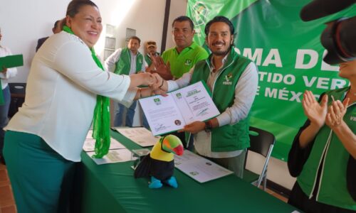 Elia Argüelles es nombrada coordinadora municipal del Partido Verde en Misantla