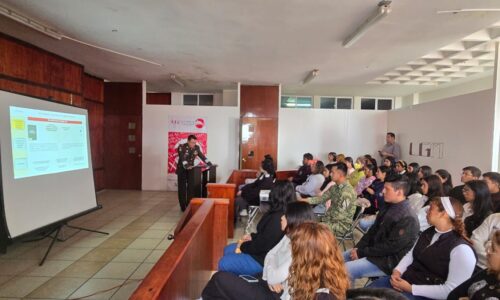 Difusión de la Cultura de Seguridad Nacional, en la Universidad del Golfo de México, Xalapa, Ver.