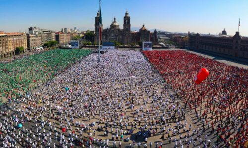 CLASE NACIONAL DE BOXEO, DESDE EL ZÓCALO DE LA CDMX