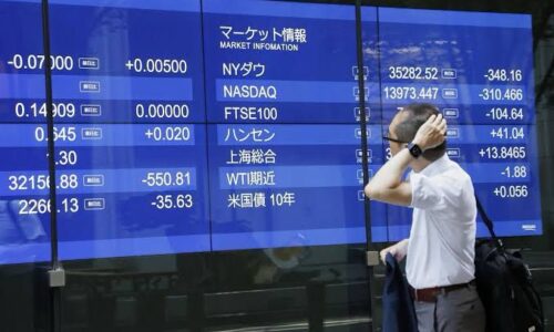 Caída histórica de la bolsa de Japón por tensiones comerciales