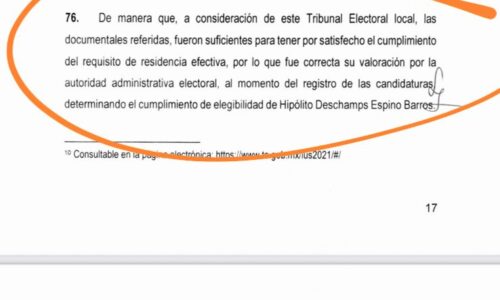 El TEV dice que Polo Deschamps sí es alvaradeño