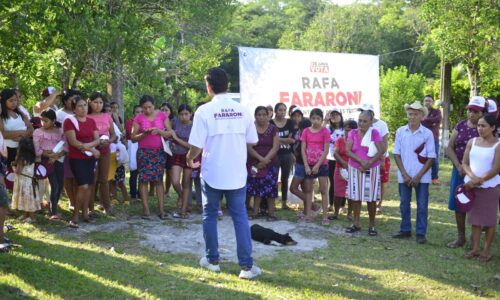Con un gobierno organizado podremos atender carencias en localidades de San Andrés Tuxtla: Rafa Fararoni