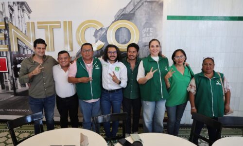Edgar Herrera Lendechy ratifica respaldo total del Partido Verde a Bertha Ahued en Boca del Río