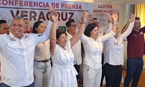 Luisa Alcalde quiere la zona conurbada, «venimos por el último reducto de la derecha en Veracruz»