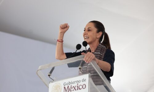 “VAMOS A DEFENDER DIGNAMENTE A LAS Y LOS MEXICANOS DE AQUÍ Y DEL OTRO LADO DE LA FRONTERA”: PRESIDENTA CLAUDIA SHEINBAUM SOBRE SU REUNIÓN CON EL PRESIDENTE DE EUA, DONALD TRUMP EN EL G7