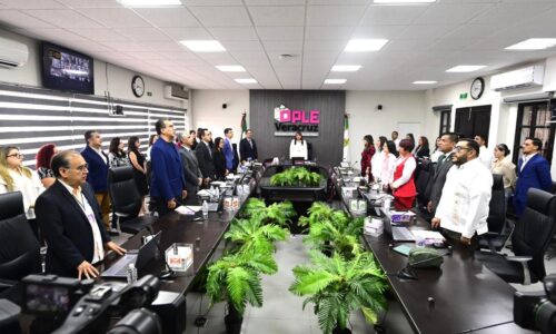 Consejo General del OPLE Veracruz se instala en sesión permanente para vigilar la Jornada Electoral del PELO 2024-2025