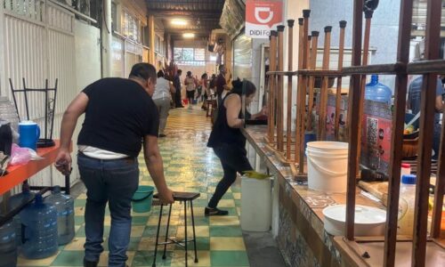 Cierre temporal del Mercado Adolfo Ruiz Cortines, mejor conocido como “La Rotonda”, por labores de limpieza y fumigación