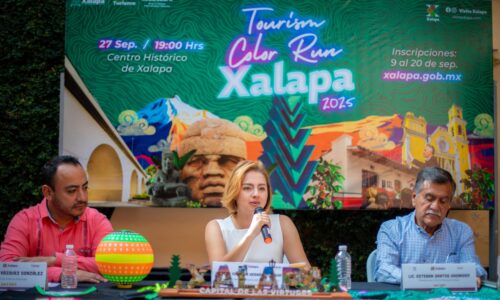 Invita Ayuntamiento a participar en la carrera Tourism Color Run Xalapa 2025