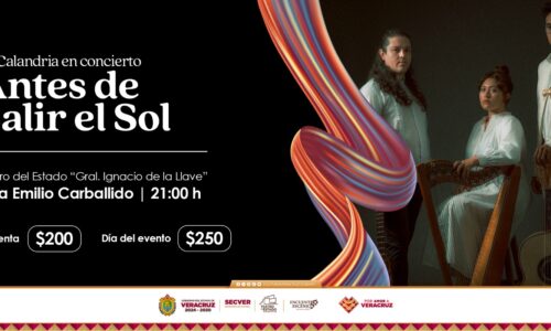 Por primera vez, el grupo de Son Jarocho La Calandria se presenta en el Teatro del Estado “Gral. Ignacio de la Llave”