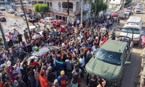 Presidenta Claudia Sheinbaum recorre zonas afectadas por lluvias en Puebla y Veracruz