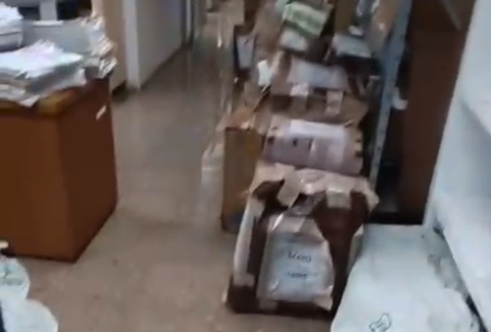 Se inunda área de archivos en IMSS Veracruz