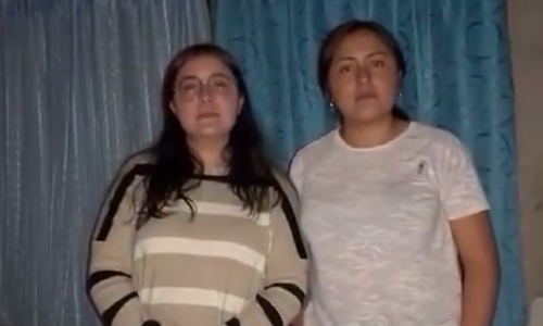 Maestras de telesecundaria atrapadas en Texcatepec piden rescate aéreo