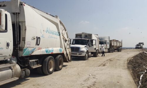 Tras varios días en crisis inicia recolección de basura en Alvarado