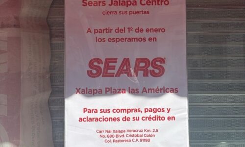Cierra definitivamente Sears del centro de Xalapa tras casi siete décadas de historia