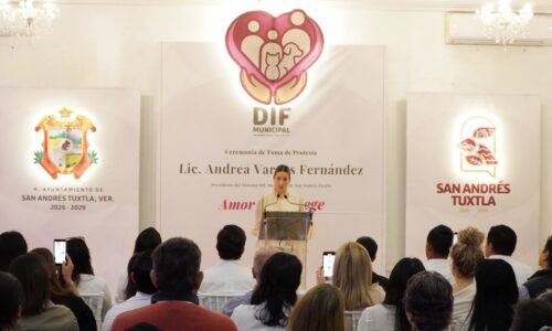En San Andrés Tuxtla habrá un DIF más humano y listo para servir a su gente: Andrea Vargas