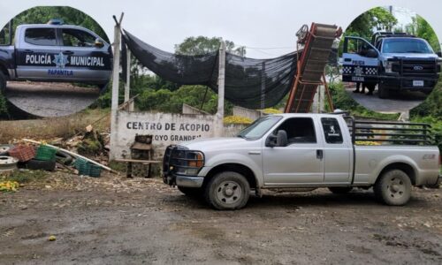 Roban más de 100 mil pesos en básculas citrícola de Papantla