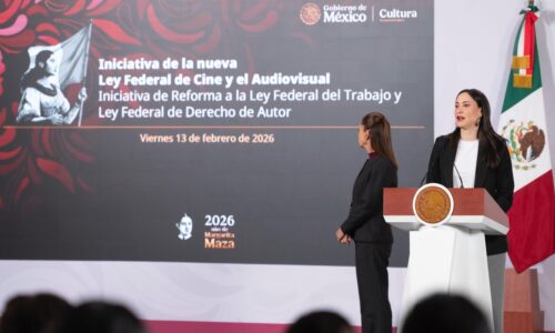 PRESIDENTA CLAUDIA SHEINBAUM ANUNCIA INICIATIVAS DE LEY PARA FOMENTAR EL CINE NACIONAL Y REFORMA PARA PROTEGER EL TRABAJO DE ACTORES DE DOBLAJE ANTE LA INTELIGENCIA ARTIFICIAL