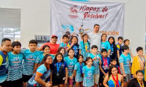 San Andrés Tuxtla segundo lugar en Estatal de Natación Clase A 