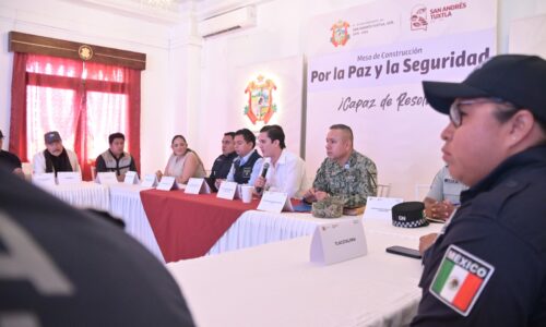 San Andrés Tuxtla anfitrión de la Mesa Interinstitucional de la Paz y Seguridad 