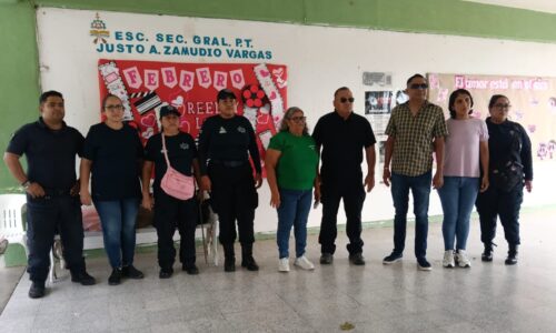 Policía arranca programa de prevención del delito en escuelas de Alvarado