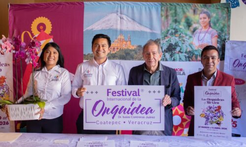 Coatepec presentó en Puebla el Festival Internacional de la Orquídea 2026