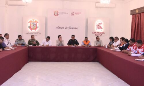Instala Ayuntamiento de San Andrés Tuxtla Consejo Municipal Semana Santa 2026