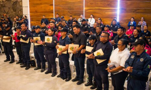 Policías Municipales de San Andrés Tuxtla concluyen capacitación de FGE Veracruz  
