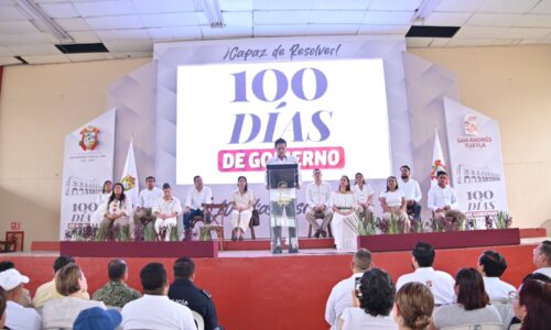 100 días resolviendo en San Andrés Tuxtla