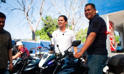 Refuerza Ayuntamiento de San Andrés Tuxtla seguridad con nuevas moto patrullas