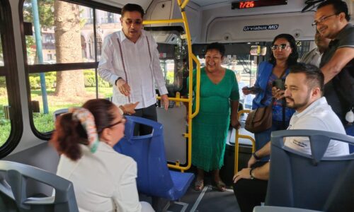 El Servicio Urbano de Xalapa incorpora cinco nuevos autobuses con tecnología incluyente; mantendrá la tarifa de 12 pesos