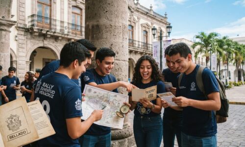 Reto académico para universitarios jarochos con Rally en Centro Histórico de Veracruz